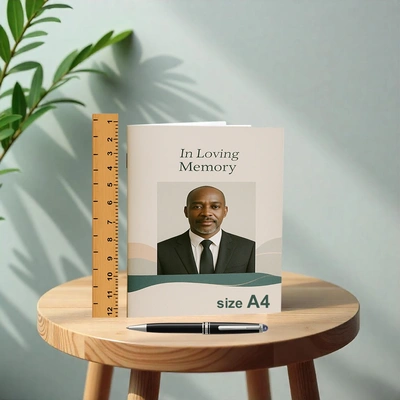  A4 Stapled Booklet
