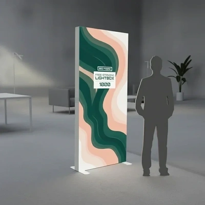  Seg  -  Fabric  -  Free  -  Standing  -  Lightboxes