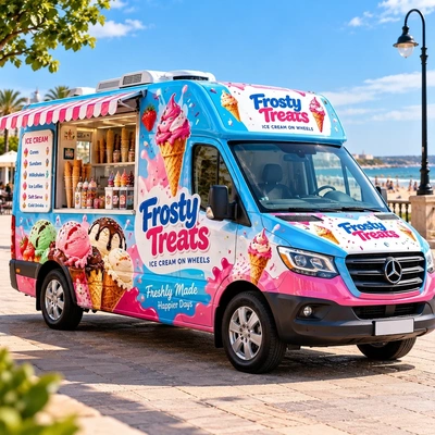  Ice Cream Van Branding