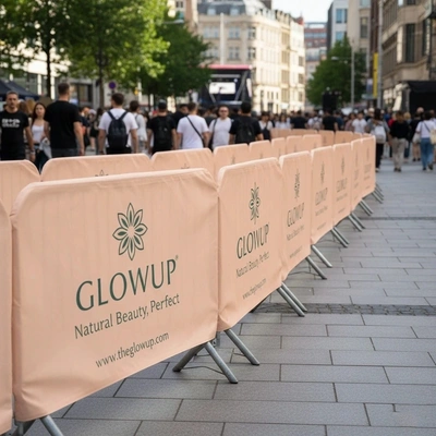  Crowd Barrier Cover
