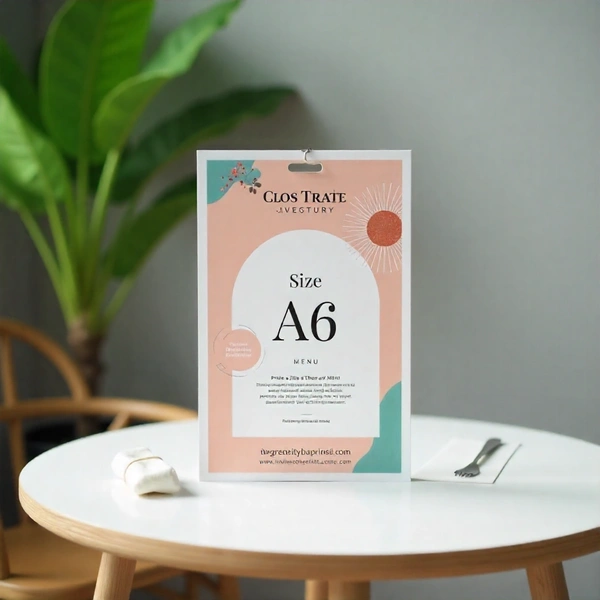 A6 Menu Printing, Restaurant Cafe Takeaway Dine-in | I You Print