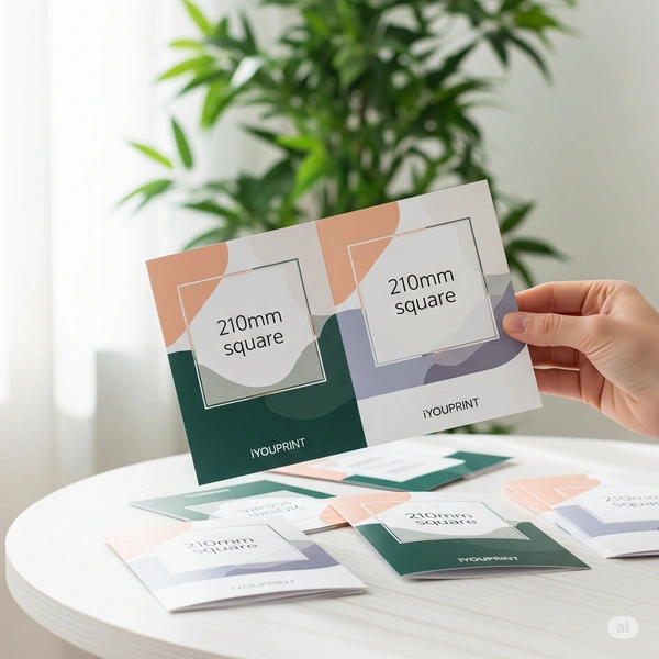  148mm Sq Half Fold Leaflet2
