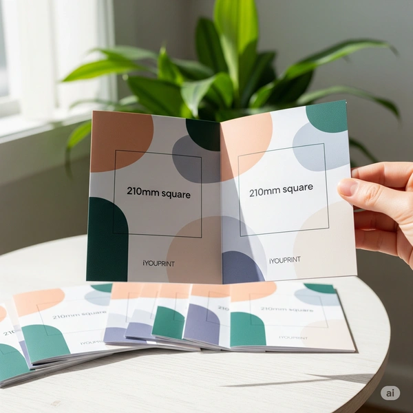  210mm Sq Half Fold Leaflet