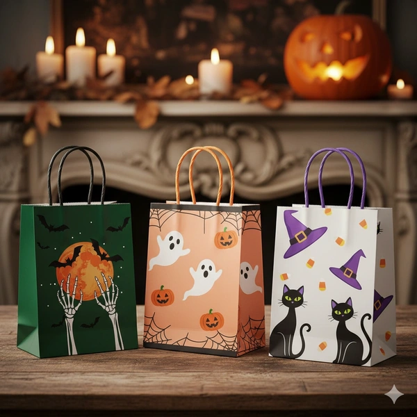 Custom Halloween Paper Bags Printing Online in UK | I You Print