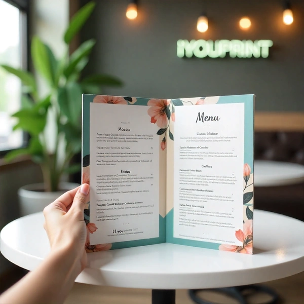  A4 Slim Bi - Fold Menu Dp