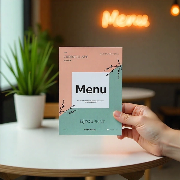 A6 Menu Printing, Restaurant Cafe Takeaway Dine-in | I You Print